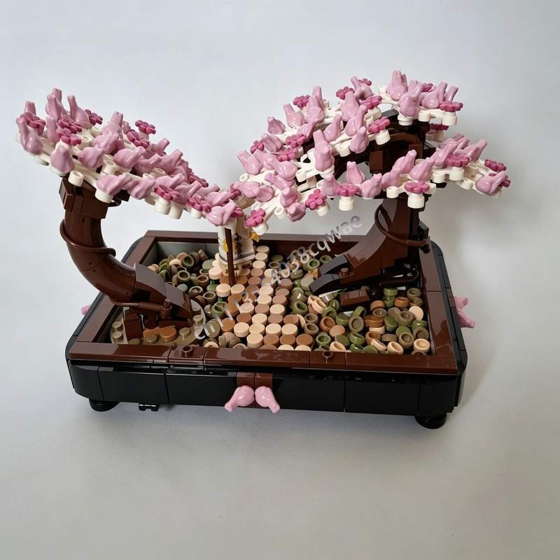 Bonsai Garden Lego - 673 قطعة من مكعبات بناء شجرة
