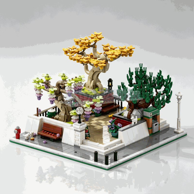 Bonsai Garden Lego - 1309 قطعة من مكعبات بناء شجرة