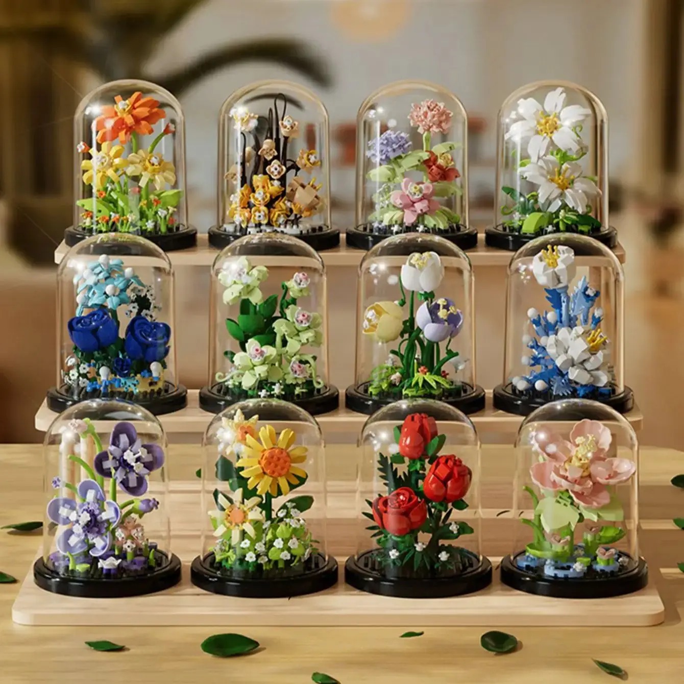 Bonsai Garden Lego - مكعبات بناء صغيرة على شكل باقة
