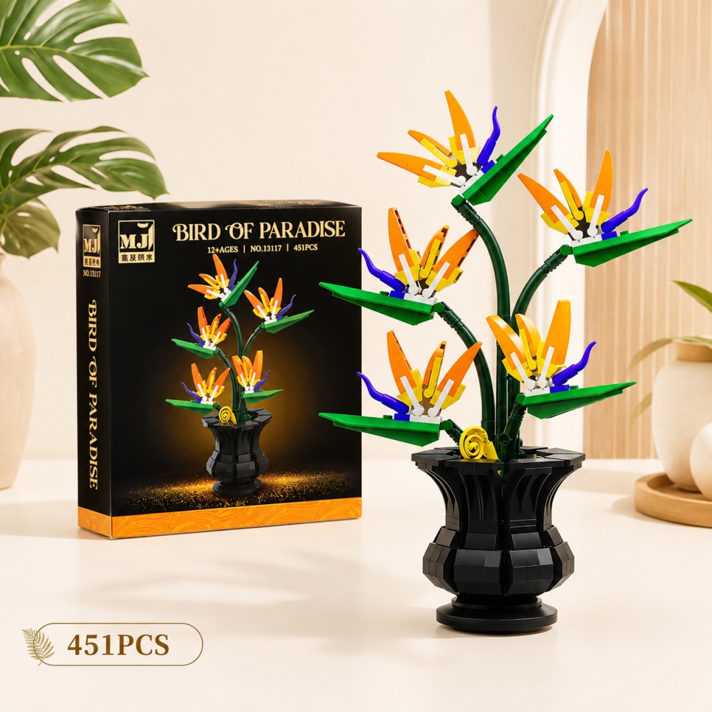 Bonsai Garden Lego - مجموعة مكعبات بناء بونساي، 451 قطعة،