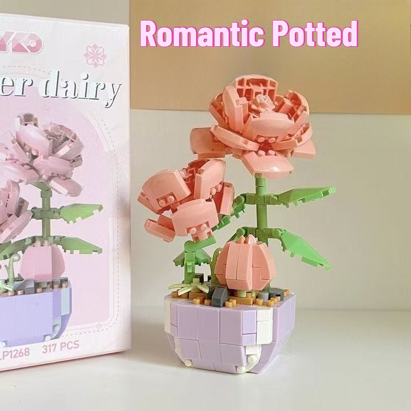 مجموعات مكعبات بناء الزهور الص - مراجعة Bonsai Garden Lego وسعره