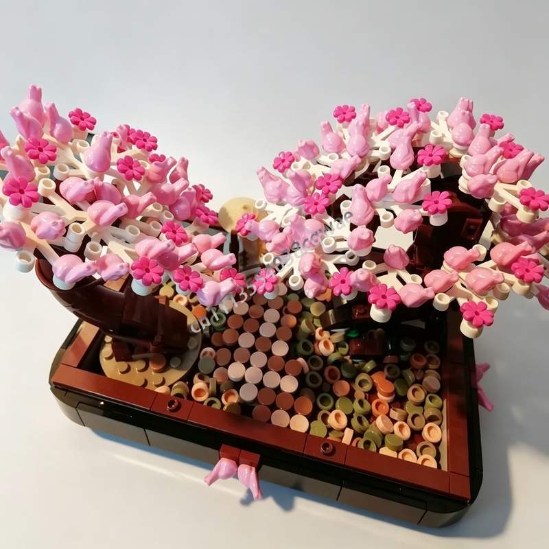 673 قطعة من مكعبات بناء شجرة ا - مراجعة Bonsai Garden Lego وسعره