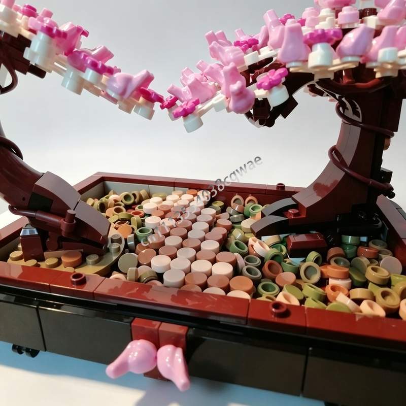 673 قطعة من مكعبات بناء شجرة ا - مراجعة Bonsai Garden Lego وسعره