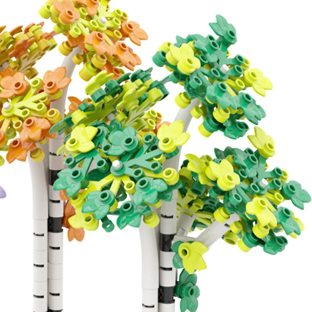 152 قطعة MOC اللبنات حديقة مزر - مراجعة Bonsai Garden Lego وسعره