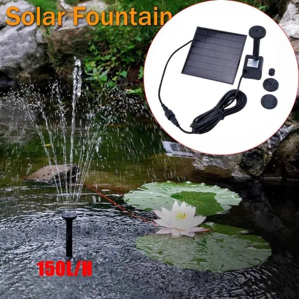 مضخة نافورات شمسية صغيرة ، مجم - مراجعة Bonsai Garden Fountain وسعره