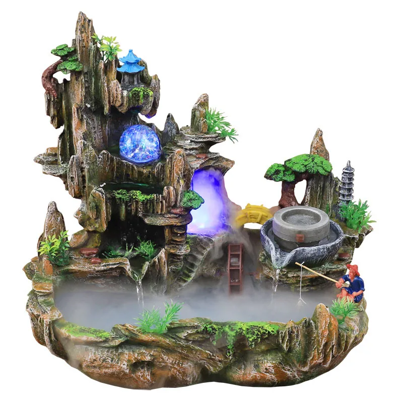 عرض الجبل نافورة الجنينة تداول - مراجعة Bonsai Garden Fountain وسعره