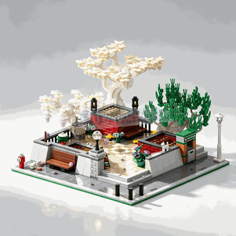 1309 قطعة من مكعبات بناء شجرة  - مراجعة Bonsai Garden Lego وسعره
