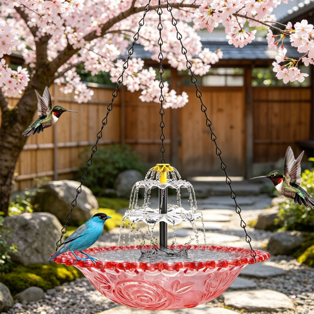 حوض طيور يعمل بالطاقة الشمسية  - مراجعة Bonsai Garden Fountain وسعره