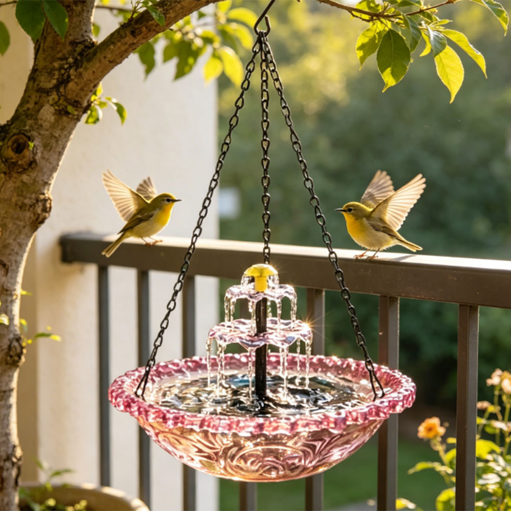 حوض طيور يعمل بالطاقة الشمسية  - مراجعة Bonsai Garden Fountain وسعره