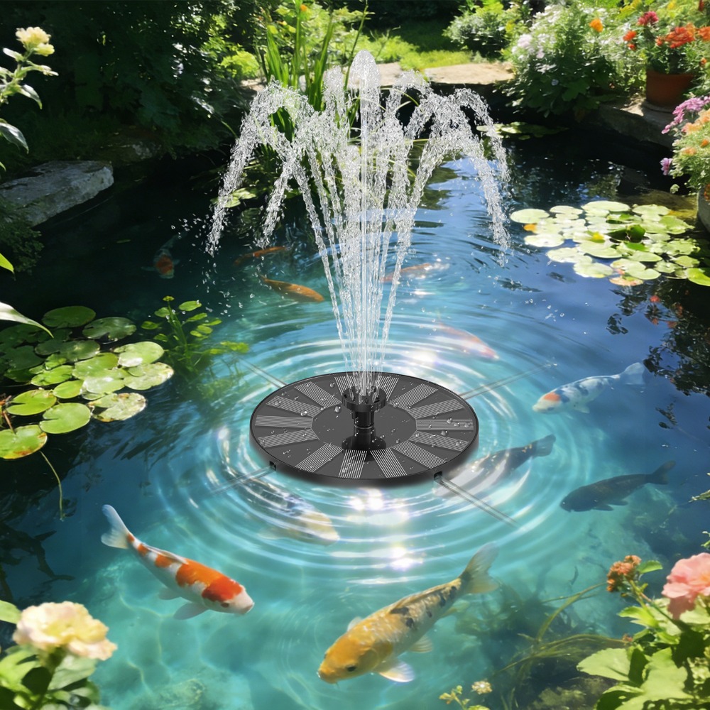 نافورة شمسية جديدة بقوة 1.4 وا - مراجعة Bonsai Garden Fountain وسعره
