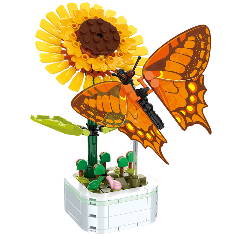 DIY فراشة صغيرة الحشرات بوعاء  - مراجعة Bonsai Garden Lego وسعره