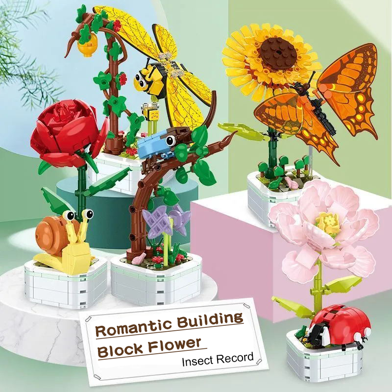 DIY فراشة صغيرة الحشرات بوعاء  - مراجعة Bonsai Garden Lego وسعره