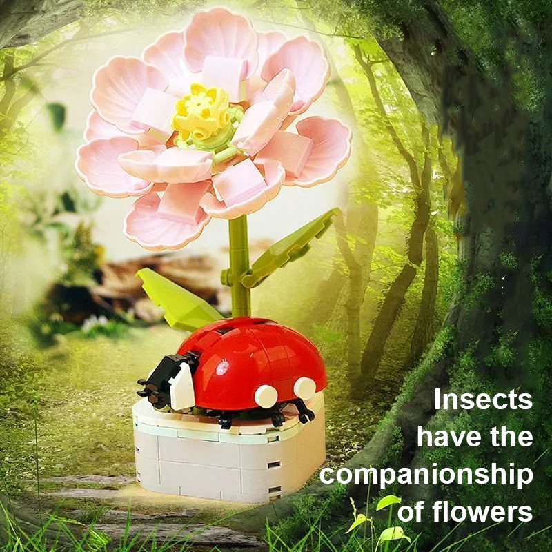 DIY فراشة صغيرة الحشرات بوعاء  - مراجعة Bonsai Garden Lego وسعره