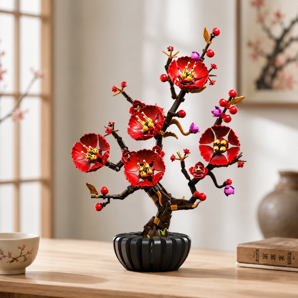مجموعة مكعبات بناء بونساي زهرة - مراجعة Bonsai Garden Lego وسعره